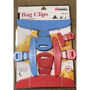 5-Piece Chip Bag Clips Set - Durable Kitchen Clips for Sealing Food Bags